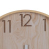 Wall Clock Natural Wood 60 x 60 x 5,5 cm