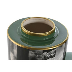 Tibor Home ESPRIT Black Green Golden Porcelain 20,5 x 20,5 x 27 cm