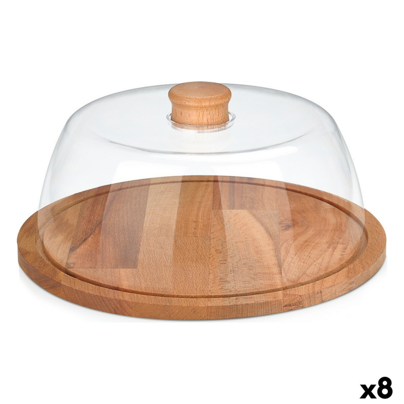 Cheeseboard Quttin Wood 24 x 24 x 11 cm (8 Units)