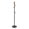 Coat rack Versa Black Wood Metal 34,5 x 174,5 x 34,5 cm