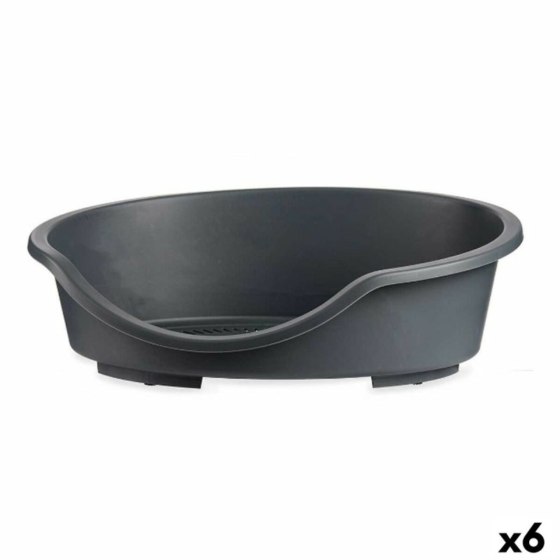 Pet bed Anthracite 77 x 25 x 59 cm (6 Units)