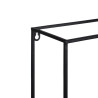 Shelves 70 x 13 x 70 cm Black Metal