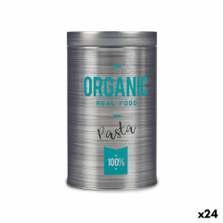 Tin Organic Paste Grey Tin 10,4 x 18,2 x 10,4 cm (24 Units)