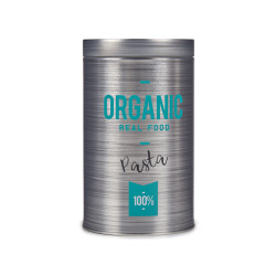 Tin Organic Paste Grey Tin 10,4 x 18,2 x 10,4 cm (24 Units)