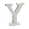 Letter Y Wood White (2 x 16 x 14,5 cm) (24 Units)