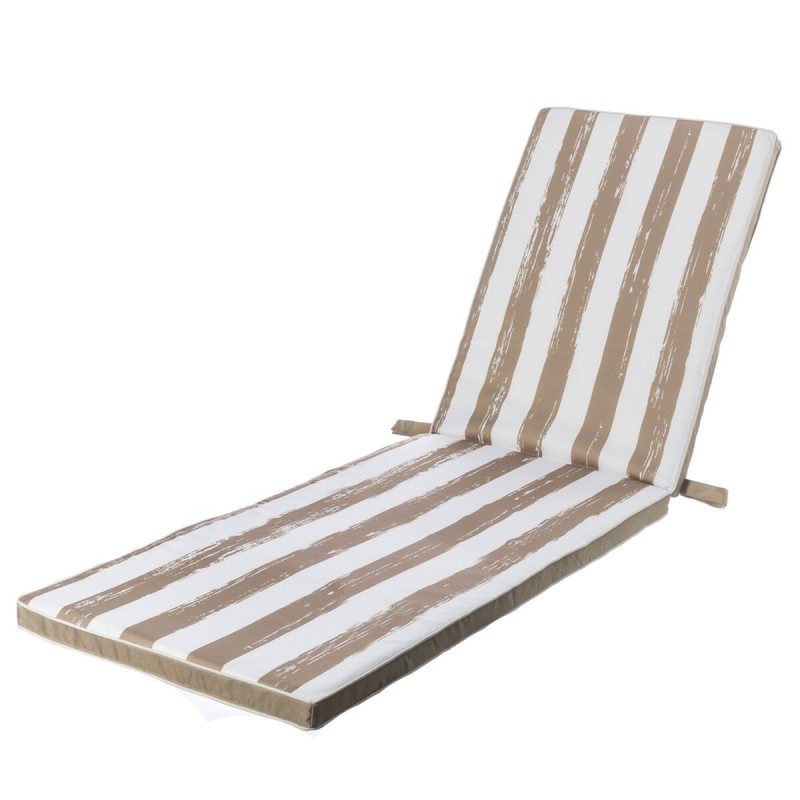 Cushion for lounger 190 x 55 x 4 cm Beige