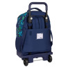 School Rucksack with Wheels El Niño Glassy Navy Blue 33 X 45 X 22 cm