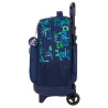 School Rucksack with Wheels El Niño Glassy Navy Blue 33 X 45 X 22 cm