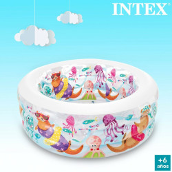 Inflatable Paddling Pool for Children Intex Aquarium 360 L 152 x 56 x 152 cm (3 Units)