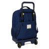 School Rucksack with Wheels El Niño Paradise Navy Blue 33 X 45 X 22 cm