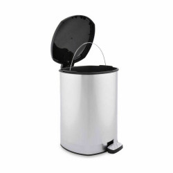 Pedal bin Silver Plastic 20 L (4 Units)