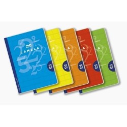 Notebook Lamela Printed grid Multicolour A4 (5 Pieces)