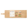 Chopping Board Bamboo 88 x 4,5 x 26 cm (6 Units) With handle