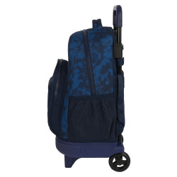 School Rucksack with Wheels Batman Legendary Navy Blue 33 X 45 X 22 cm