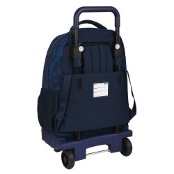 School Rucksack with Wheels Batman Legendary Navy Blue 33 X 45 X 22 cm