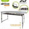 Folding Table Aktive 149 x 71,5 x 80 cm Foldable Camping