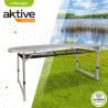 Folding Table Aktive 149 x 71,5 x 80 cm Foldable Camping