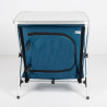 Camping wardrobe Aktive Foldable Blue 2 Units 60 x 67 x 44 cm