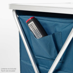 Camping wardrobe Aktive Foldable Blue 2 Units 60 x 67 x 44 cm