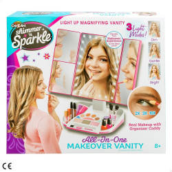 Children's Make-up Set Cra-Z-Art Shimmer 'n Sparkle 34 x 26 x 16 cm 2 Units