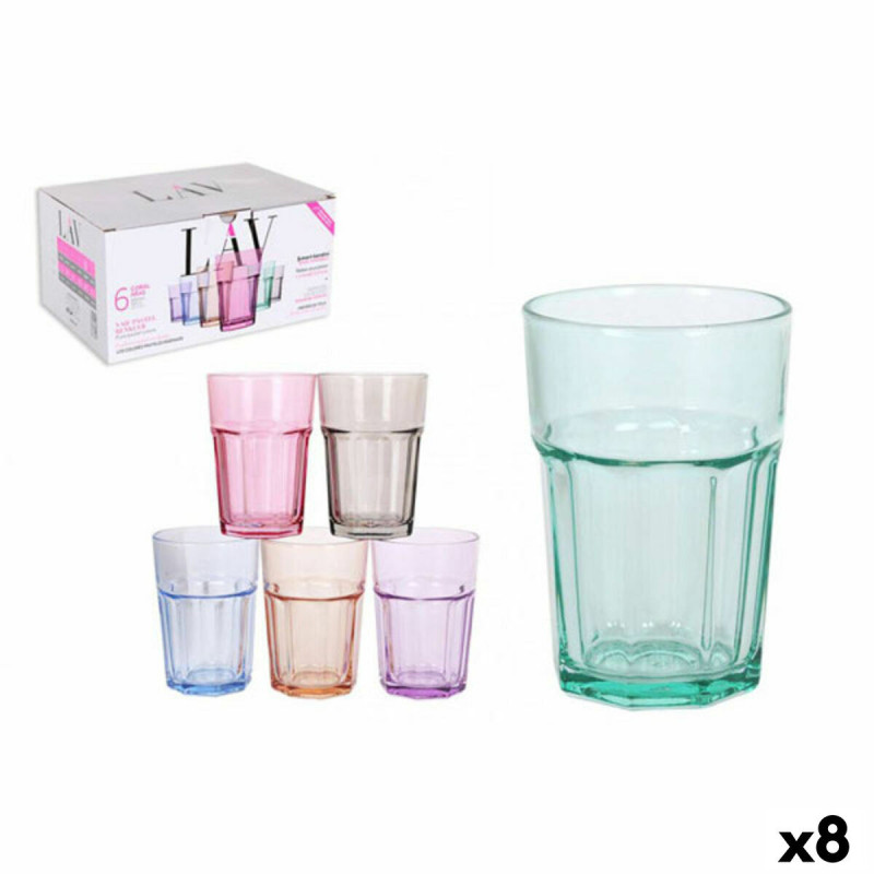 Set of glasses LAV LV-ARA265 PFT6M0001FC 365 ml (6 pcs) 6 Pieces (8 Units)