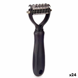 Dog Brush Black 11 x 23 x 3 cm (24 Units)