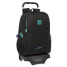 School Rucksack with Wheels F.C. Barcelona Black 32 x 44 x 16 cm