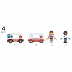 Playset Brio Rescue Ambulance 4 Pieces