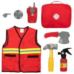 Fireman set Colorbaby 24 x 19 x 6 cm 4 Units