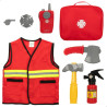 Fireman set Colorbaby 24 x 19 x 6 cm 4 Units