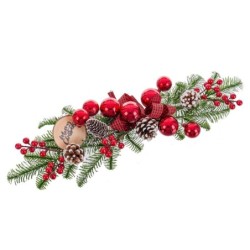 Christmas bauble Red Multicolour Plastic Pineapples 50 cm