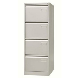 File Cupboard Bisley Grey A4 Metal 132,1 x 47 x 62,2 cm