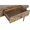 Console DKD Home Decor Natural Black Metal Mango wood