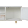 TV furniture DKD Home Decor White Wood Bamboo (140 x 40 x 51 cm)