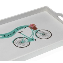 Tray Versa Bicycle MDF Wood 30 x 5 x 45 cm