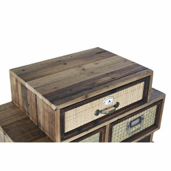 Chest of drawers DKD Home Decor Natural Fir MDF Wood Modern Vintage 70 x 33,5 x 111 cm