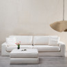 Pouffe Cream 100 x 80 x 44 cm