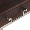 Hall Metal Wood Brown Silver (3 Units)