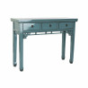 Console DKD Home Decor Blue Turquoise Metal 113 x 38 x 84 cm