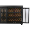 Sideboard DKD Home Decor 142,5 x 40,5 x 101,5 cm Fir Crystal Black