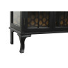 Sideboard DKD Home Decor 142,5 x 40,5 x 101,5 cm Fir Crystal Black