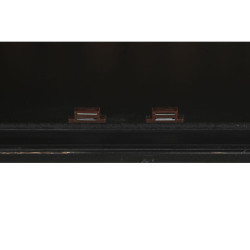 Sideboard DKD Home Decor 142,5 x 40,5 x 101,5 cm Fir Crystal Black