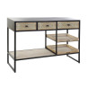 Console Home ESPRIT Brown Black Wood Metal 120 x 38 x 80 cm