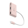 USB Hub j5create JCA379ER-N Pink