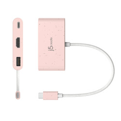 USB Hub j5create JCA379ER-N Pink