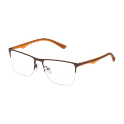 Men' Spectacle frame Police VPL398-53090L Brown Ø 53 mm