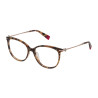 Men' Spectacle frame Police VPLD08-550752 Brown Ø 55 mm