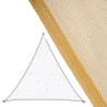 Shade Sails Awning 5 x 5 m Beige Polyethylene 500 x 500 x 0,5 cm