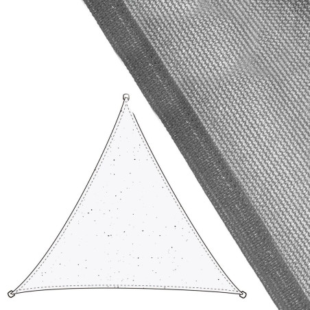 Shade Sails Awning 5 x 5 m Grey Polyethylene 500 x 500 x 0,5 cm