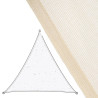 Shade Sails Awning 5 x 5 m Beige Polyethylene 500 x 500 x 0,5 cm